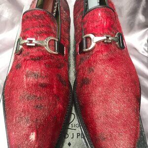 DONALD J PLINER CAFFAR DISTRESS LEOPARD METALLIC, 9M, MEN'S